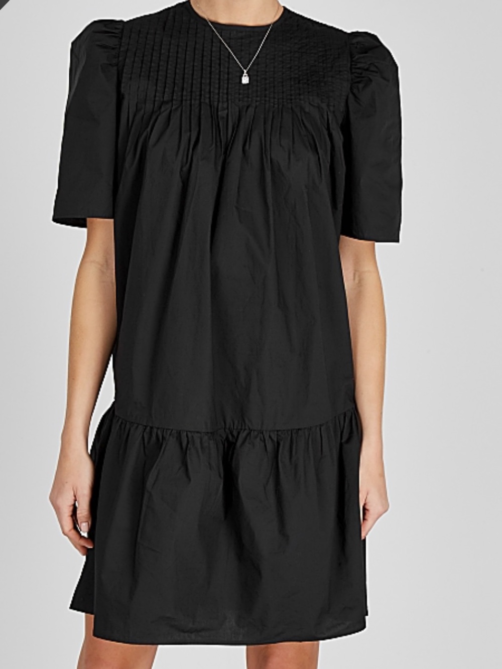 By Malene Birger Aninah Black Cotton Dress size 42 US 12 L/XL
